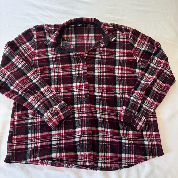 Lee Riders Red and Black Plaid Shirt - Picture 1 of 6